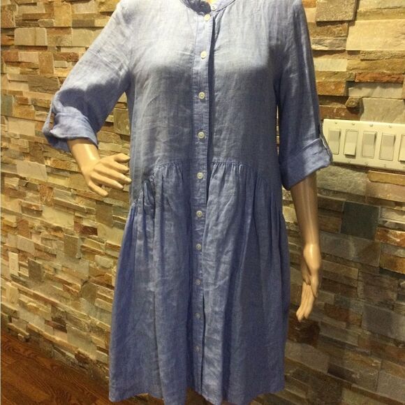 TOMMY HILFIGER Linen Dress - Picture 1 of 10